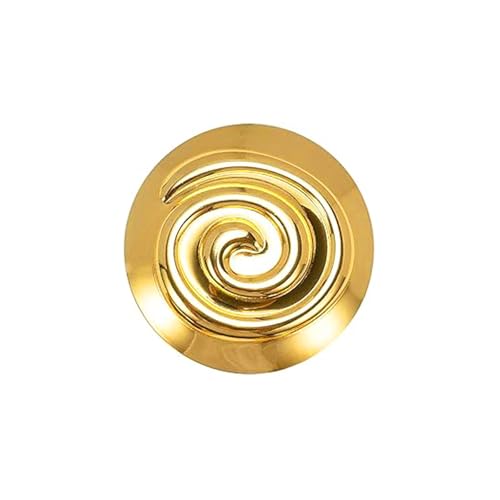 Spiral Brooch for Women Gold Greek Goddess Brooch Pin Silver Spiral Statement Brooches Minimalist Brooches Pins Fashion Statement Jewelry Accessories - color: chunky gold