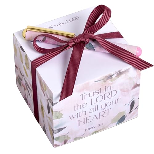 Christian Art Gifts Note Cube & Pen, Trust in the Lord Bible Verse - color: Trust in the Lord
