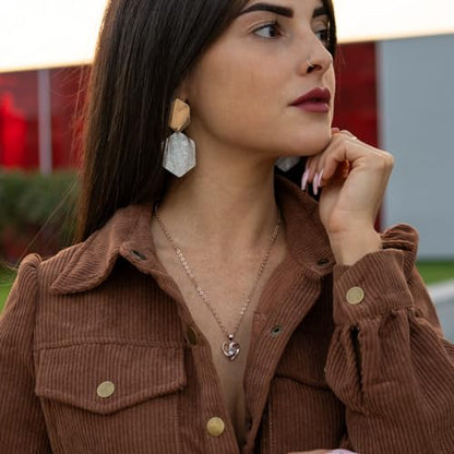 SERASAR Premium Necklace Women| 316L Stainless-Steel | 18 Carat - color: Rosegold, style: Emotion