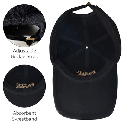 Faith Over Fear Hat for Men Women Embroidered Adjustable Cotton Christian Jesus Religious Faith Baseball Cap - color: Black