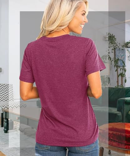 Womens Jesus Graphic Tee Bible Verse Shirts Christian Religious T Shirt Top - color: Purple-butterfly, size: X-Large