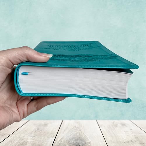 JOY CREATIVE ESV Trutone Leather Student Study Bible | Personalized with Name | Custom Design is Hand Lettered and Laser Engraved | Gift for Wedding, Baptism, Anniversary, Graduation or Birthday……