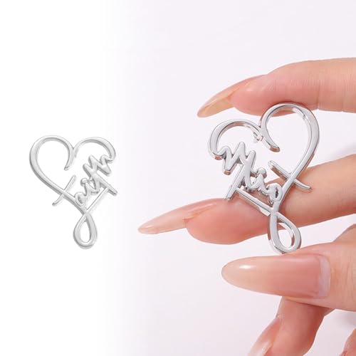 2Pcs Faith Cross Brooch Pin Set,Religious Christian Pins with Heart