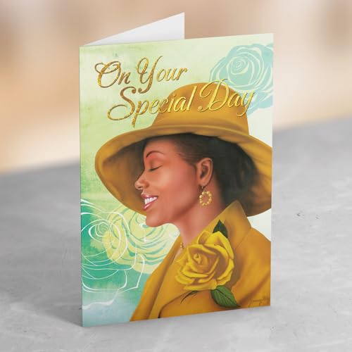 African American Greeting Cards Assortment Box – 18 All-Occasion Christian Greeting Cards with Envelope - Birthday, Encouragement, Get Well, Anniversary, Sympathy, Congratulations, Mother's Day & More - style: Assortment 720