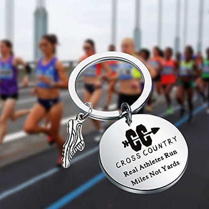 AKTAP Marathon Runners Gifts Cross Country Jewelry Fitness Exercise Gift - color: Cr-ss Cou-try K