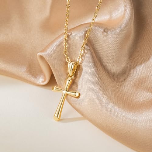 Cross Necklace for Women 14K Gold Cross Necklaces for Women