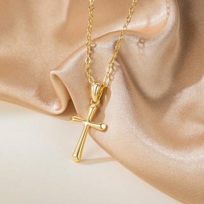 Cross Necklace for Women 14K Gold Cross Necklaces for Women