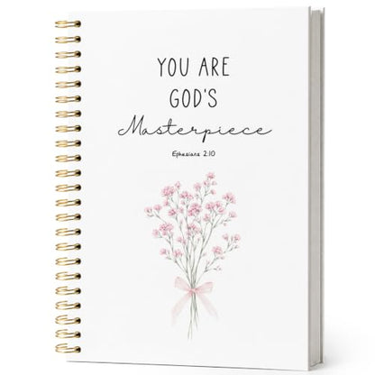 ISANOU You Are God's Masterpiece Journal Notebook for Women Teen Girls Kids - color: ephesians 2:10