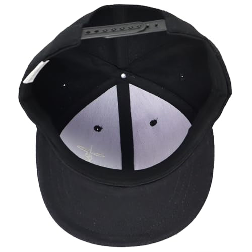 Classic Black Baseball Cap with Religious Cross Design, Adjustable Snapback Hat - color: Cross Black