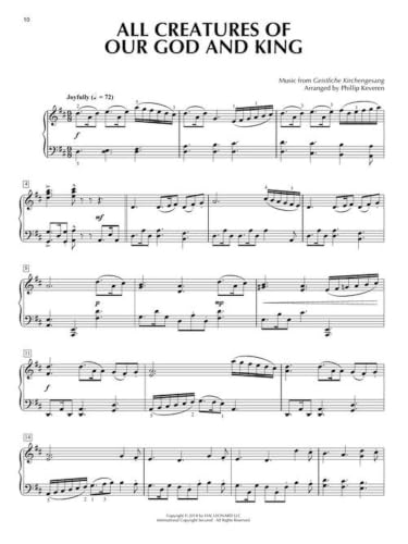 The Essential Hymn Anthology | Intermediate to Advanced Piano Sheet Music Book | 50+ Beloved Christian Hymns Arranged by Phillip Keveren | Sacred Music Collection for Church Services