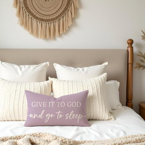 Dusty Lavender Purple Pillow Covers 12x20 Inch Set of 2 - color: Dusty Lavender
