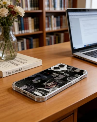 Black Christian Phone Case Compatible with iPhone 17, Jesus Love Aesthetic Phone Cover for iPhone 17 - color: Black Christian