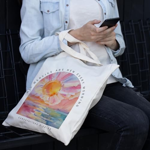 JINYO Christian Canvas Tote Bag, Bible Tote Bags for Women - color: Christian Tote Bag-b
