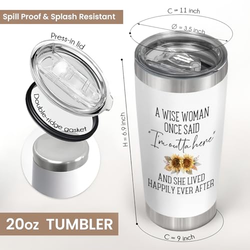 Retirement Gifts For Women - Retired 2026 Tumbler for Mom, Boss, Coworker