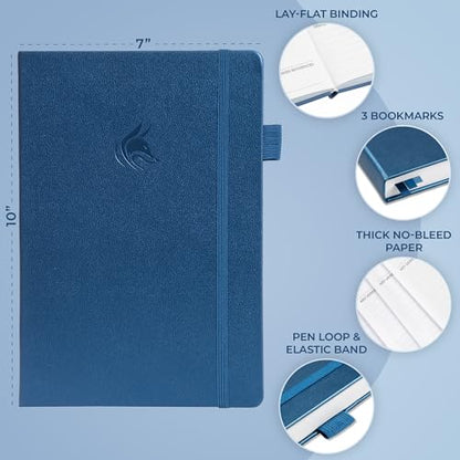 Clever Fox Prayer Journal with Prompts, Bible, Women, Teen, B5 Mystic Blue - color: Mystic Blue, size: Smaller than A4 (7" x 10")