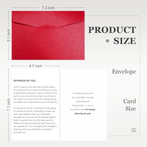 Encouragement Cards for Women Men, Thinking of You, Proud of You Cards - color: DXI#048