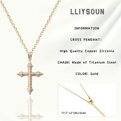 Cross Pendant Necklace for Women Jewelry Gold Cross Necklaces for Women Cross Necklace Minimalist Trendy Jewelry Valentines Day - style: CN9