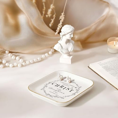 Christian Gifts–Bible Verses Jewelry Tray,Confirmation Gifts for Teen Girls - style: Philippians 4:13