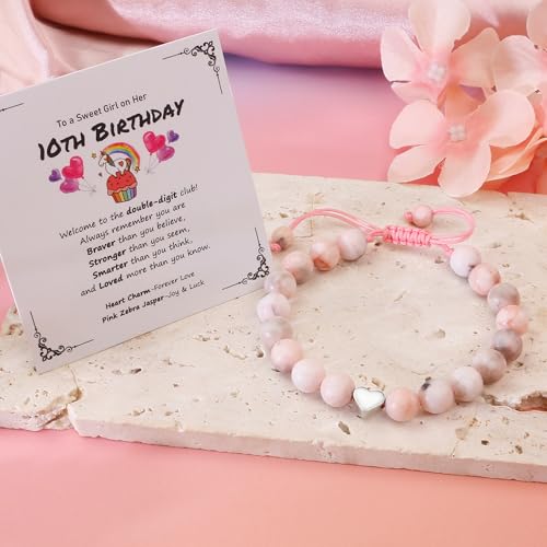 Sereney Birthday Gifts for Girls, 1-16 Year Old Girl Birthday Bracelet Gift - style: 10th Bday