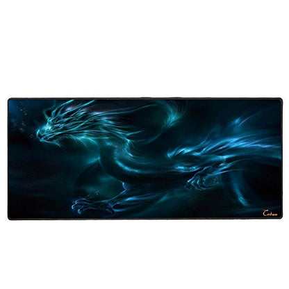 XXL Professional Large Mouse Pad & Computer Game Mouse Mat (35.4x15.7x0.1IN, Dragon) - color: Dragon, size: 35.4L x 15.7W inches