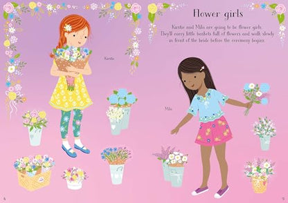 Little Sticker Dolly Dressing Bridesmaids and Flower Girls: An Interactive Sticker Adventure With Dress-Up Fun For Kids Celebrating Wedding Festivities