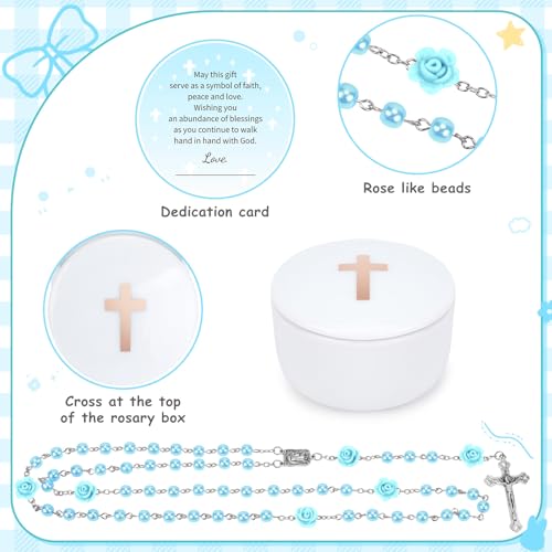 Baptism Gifts for Boy, Christening Gifts for Boys, Dedication Gift - color: Sky Blue