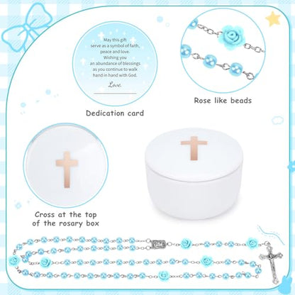 Baptism Gifts for Boy, Christening Gifts for Boys, Dedication Gift - color: Sky Blue