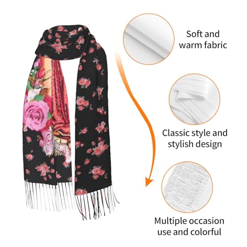 Prayer Shawls and Wraps for Women, Jesus Christian Gifts Bible Scarf Super Soft Fashion Shawl With Tassel - color: Color6
