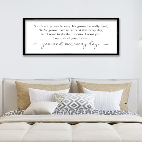 ZZJJHYWGQ Romantic Movie Quote Sign, Black, 32"×12" - color: Romantic Movie Quote Sign (Black), size: 32"L x 12"W
