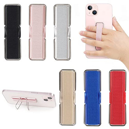Phone Grip, CISID 6 Pcs Phone Grip Strap with Stand Cell Phone Holder for Hand Suitable for iPhone Samsung and Most Smartphones(Black,Silver,Rose Gold,Gold,Blue,Red 6PCS) - color: Black,Silver,Rose Gold,Gold,Blue,Red