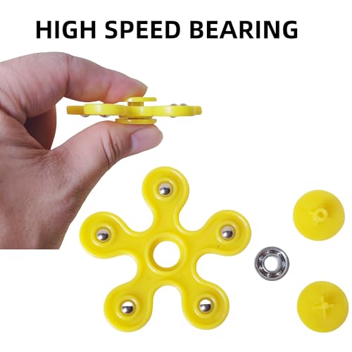 50 Pcs Mini Fidget Spinners Bulk Toys Party Favors for Kids, Goodie Bags Stuffers,Birthday Return Gifts, Treasure Box, Back to School Classroom Reward Prizes-2.4"