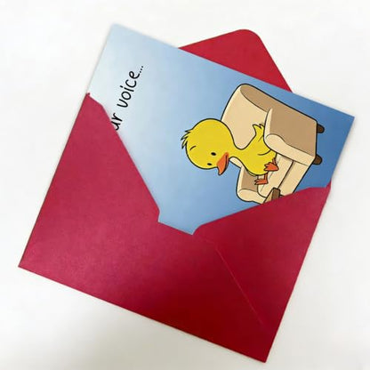 Miss You Card, Thinking of You Card for Friend, Long Distance Friendship Card for Her, Friendship Card for Bestie, Blank Inside, with Red Envelope and Gold Seal Sticker - color: BT-465