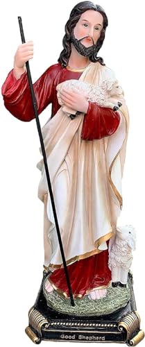 The Good Shepherd Estatue De Jesus El Buen Pastor Religious Home Decor 16" Inch