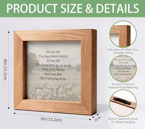 Goodness of God All My Life You Have Been Faithful Hymn Wooden Sign - color: All My Life59