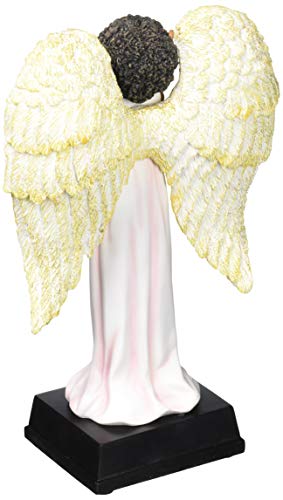 African American Expressions Pink Angel Figurine – Black Angel Collectible Statue, Inspirational Home Décor, Unique Sentimental Keepsake, Faith Inspired Collectible, Mother’s Day Present for Mom - style: Pink Angel