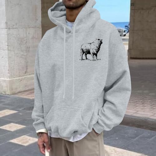 Christian Hoodies for Men Bible Religious Sweatshirts Jesus Hoodie - color: Grey04, size: XX-Large