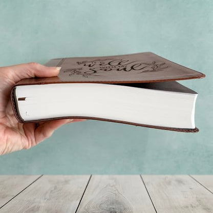 ESV Journaling Study Bible | Personalized with Name | Custom Design Hand Lettered and Laser Engraved | Gift for Birthday, Baptism, Graduation, Wedding...
