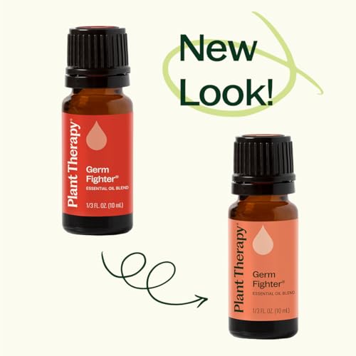 Plant Therapy Germ Fighter Essential Oil Blend 10 mL (1/3 oz) - style: Pre-Diluted Roll On