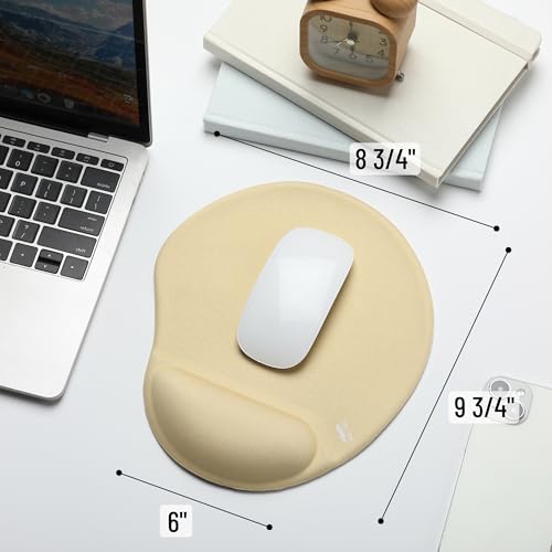 Mr. Pen- Ergonomic Mouse Pad with Wrist Rest - color: Yellow
