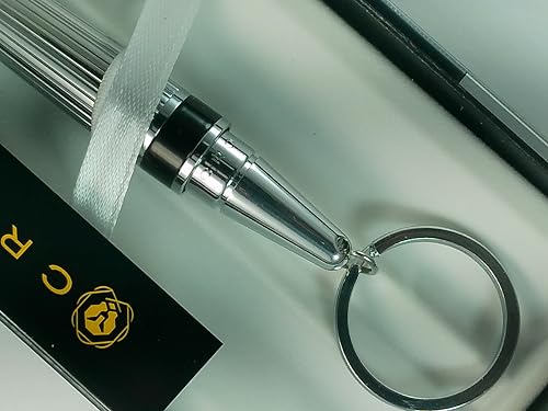 Cross Limited Collection Lamina Dalton Ballpoint Pen with Ribbed Barrel and Key Fob/Ring, in Gift Box