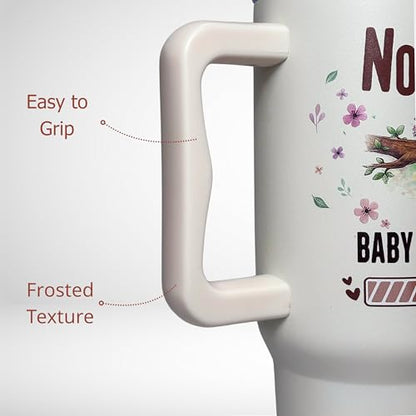Mom to Be Gift, Pregnancy Gifts for Expecting Mom, Pregnant Gifts, Tumbler Gift for Pregnant Birthday Christmas Xmas, Mama to Be Soon to Be Expecting Mother 40 Oz Tumbler with Handle and Straw - color: Mom to be