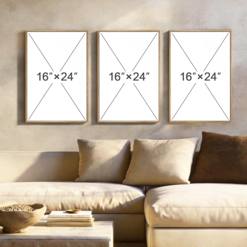 Framed Christian 3 Piece Wall Art, Jesus Leaves the 99 Sheep, 16x24 In - color: Leaves the 99, size: 16"W x 24"H