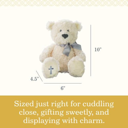 DEMDACO The Lord's Prayer Bear Religious Plush Toy, Soft, Air Dry