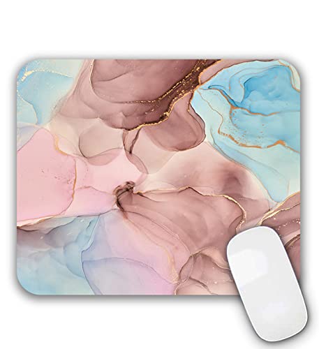Small Mouse Pad Mouse Mat for Desk Laptop Computer(Marble 8) - color: Marble 8