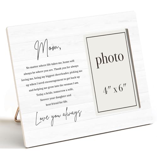 Mother of the Bride Gifts Picture Frame, Wedding Gifts for Mom from Bride - color: Mom