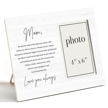 Mother of the Bride Gifts Picture Frame, Wedding Gifts for Mom from Bride - color: Mom