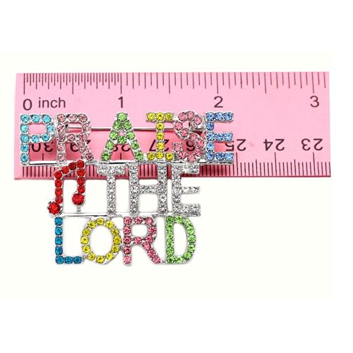 Praise The Lord Word Psalm Bible Verse Christian Brooch Pin