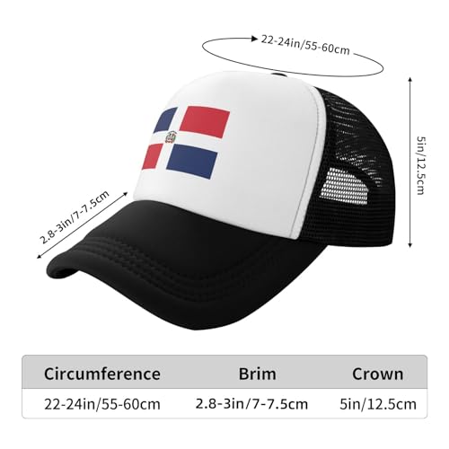 MOLAIGIN Trucker Hat, Adjustable Snapback Hat, Baseball Cap for Men Women, Breathable Mesh for Casual Wear - color: Black17