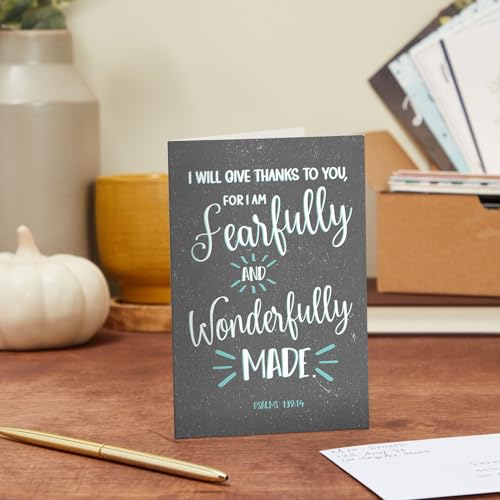 Faithful Finds Greeting Cards - 4 x 6 In Blank Inside, 48-Pack with Envelopes - Prayer Cards for Christian Stationery Set, Encouragement & Thank You