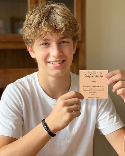 Confirmation Gifts for Boys Teen Teenage Men Sponsor Bracelet